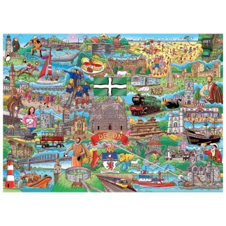 The Devon Family Jigsaw by Gifted Stationery