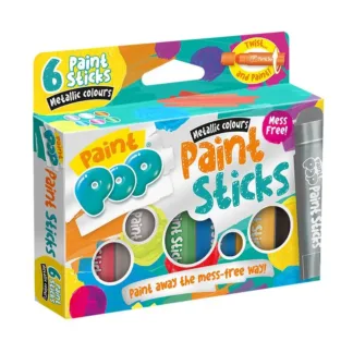 Paint Sticks 6 Metallic Colours by Paint Pop