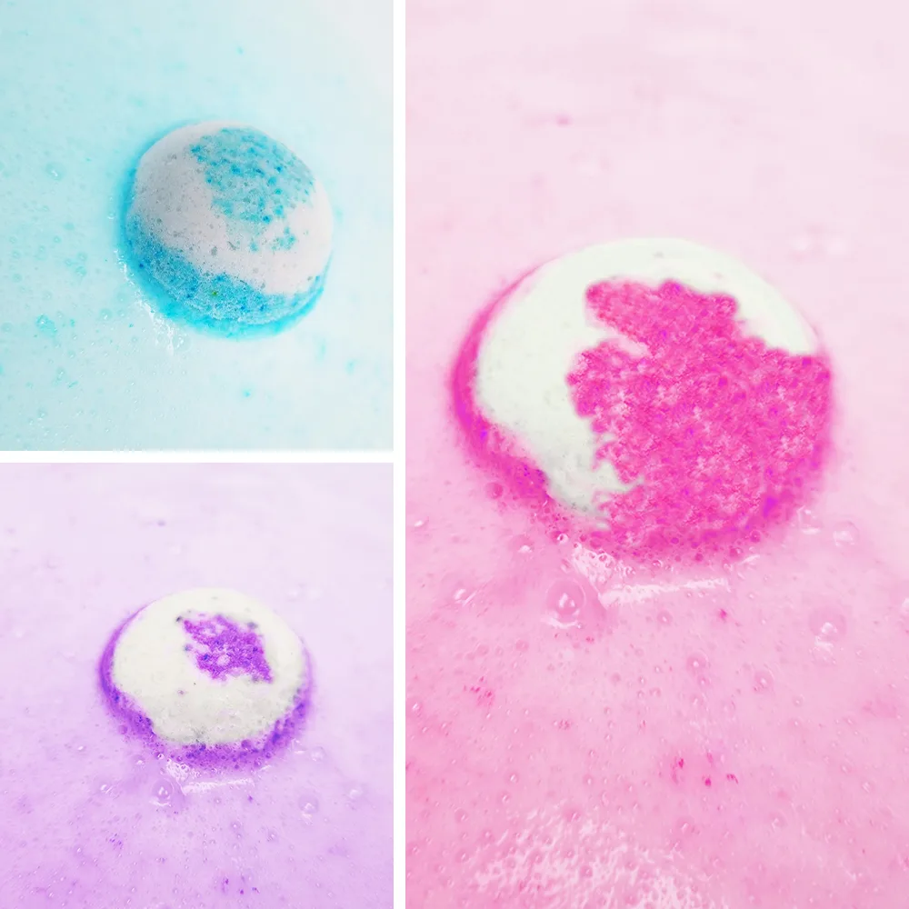 Round Bath Bomb Pack by Zimpli Gifts
