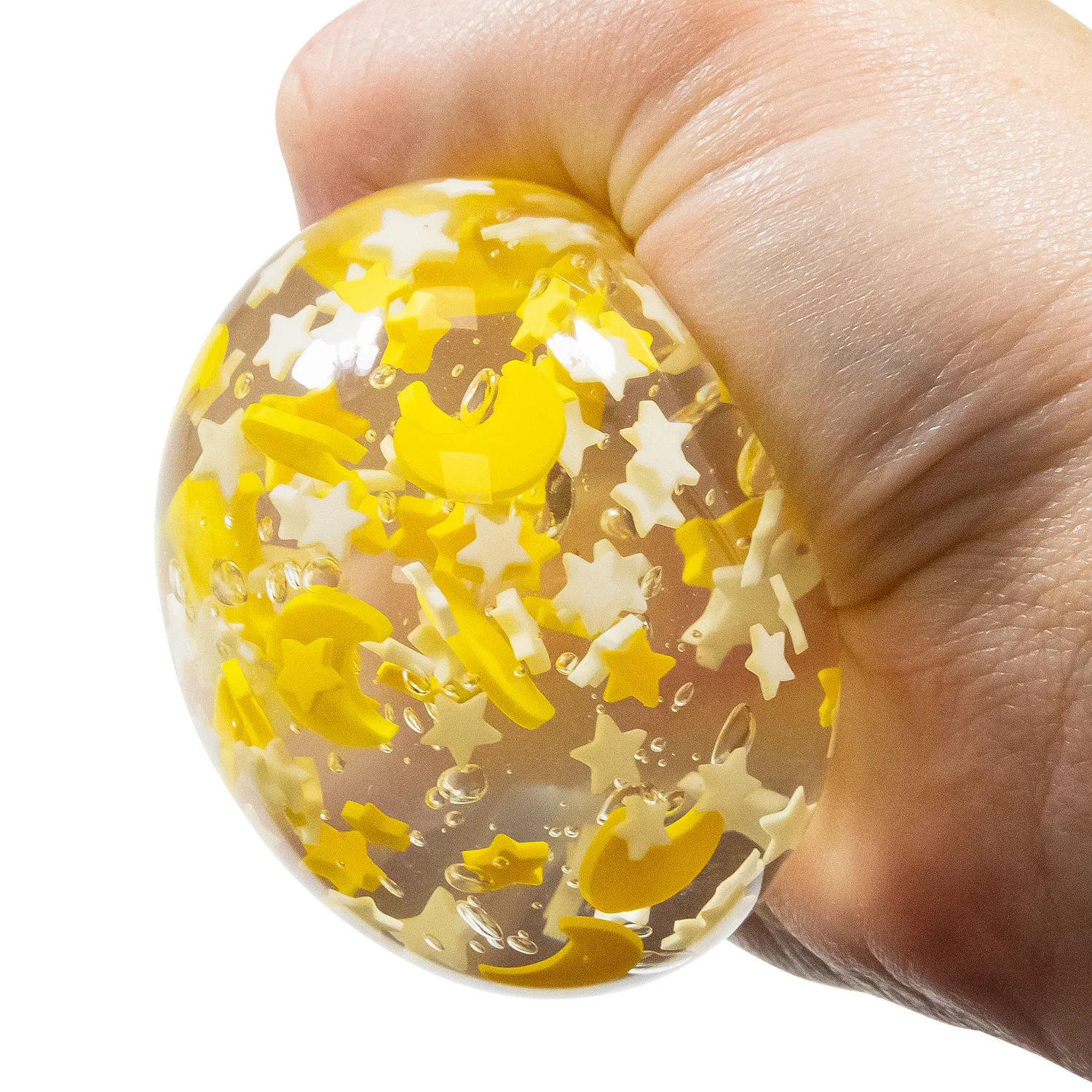 Scrunchems Moons and Stars Glow in the Dark Squish Ball by Tobar